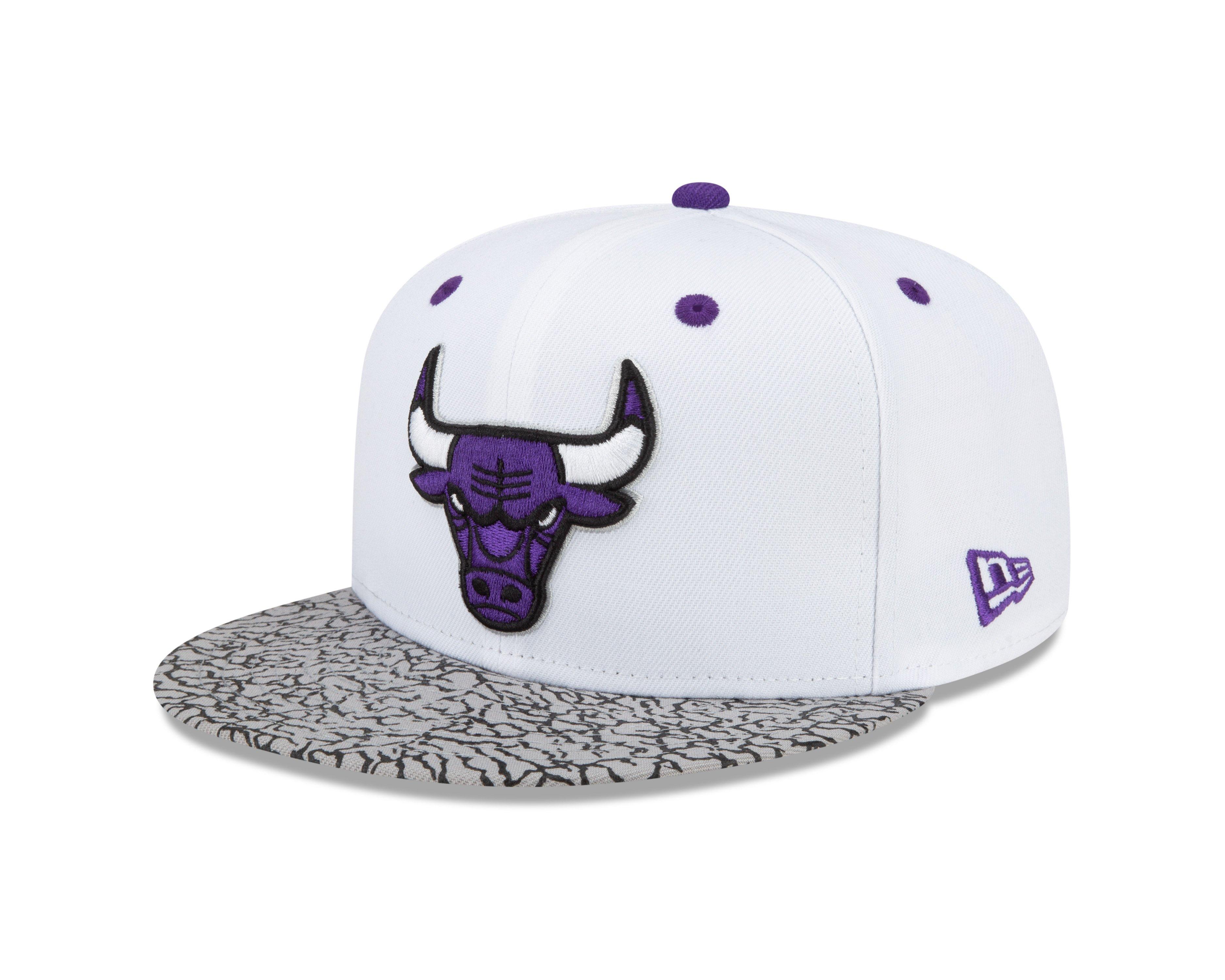 Purple store bulls hat