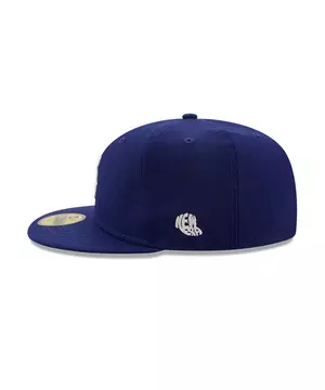 New Era 59FIFTY Spike Brooklyn Dodgers 1955 World Series Champions Patch Script Hat - Red, Gold Red/Gold / 7 1/4