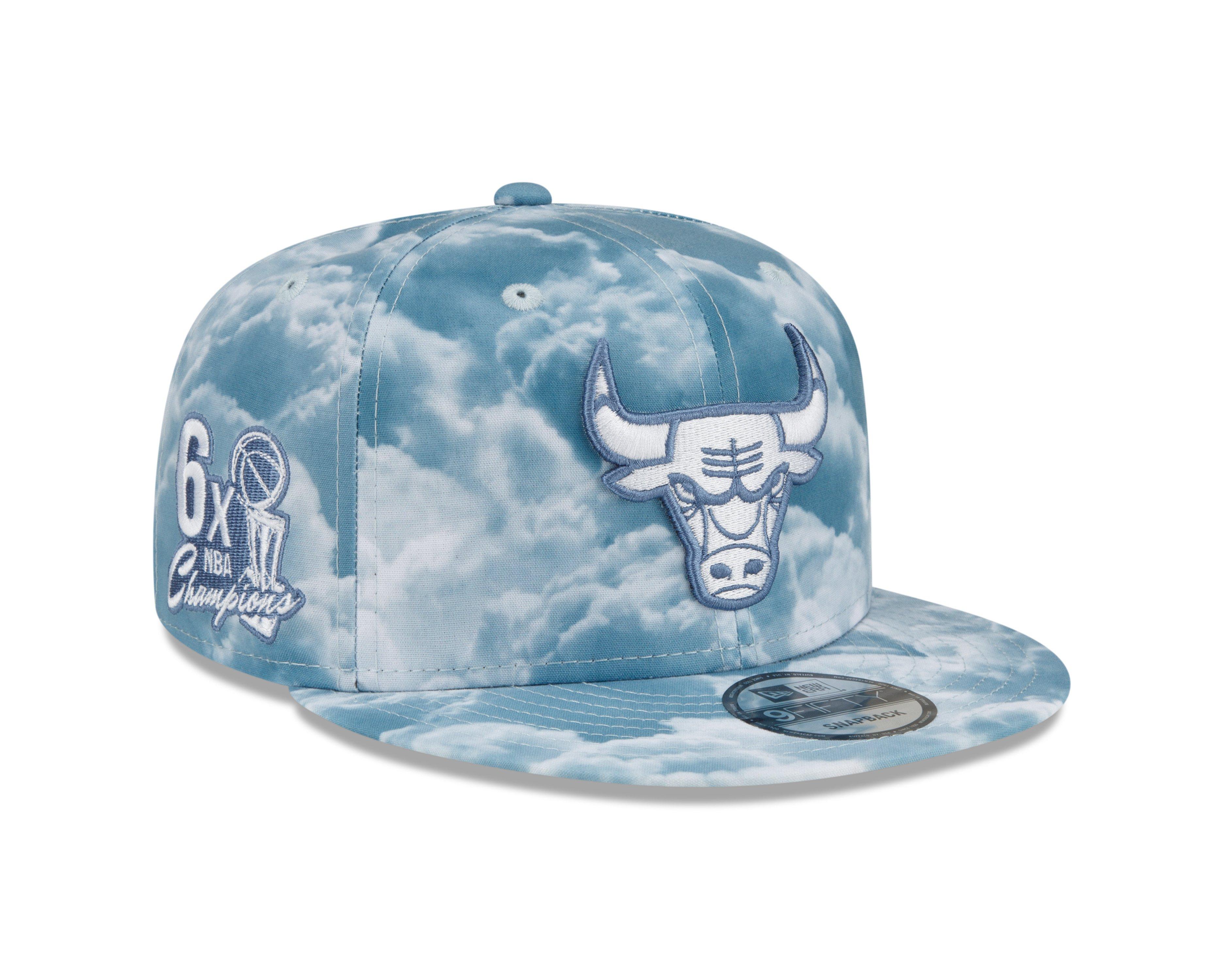 New Era Chicago Bulls Cloudy 9FIFTY Snapback Hat - Blue