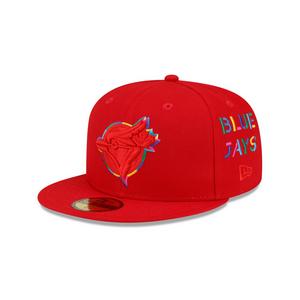 New Era Toronto Blue Jays 9FIFTY World Series Fitted Hat - Red - Hibbett