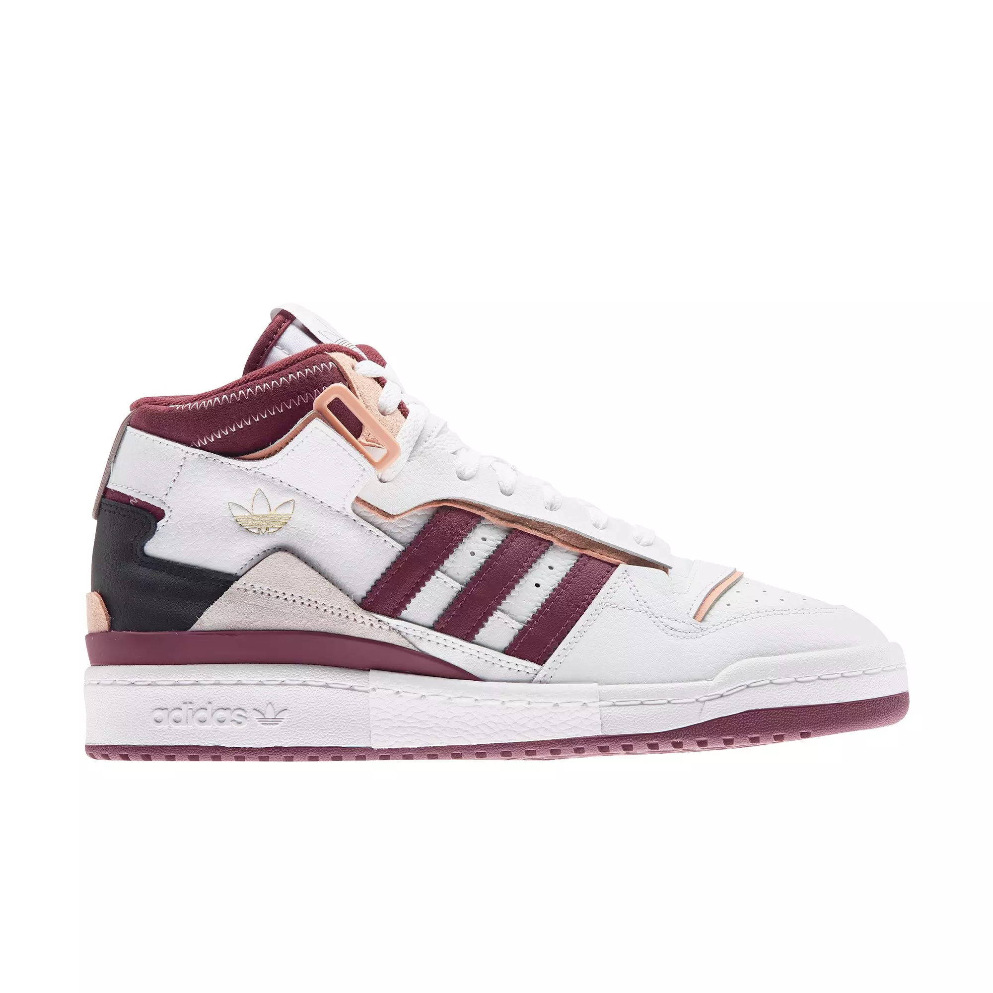 adidas Forum Exhibit Mid White/Victory Crimson Men's Shoe