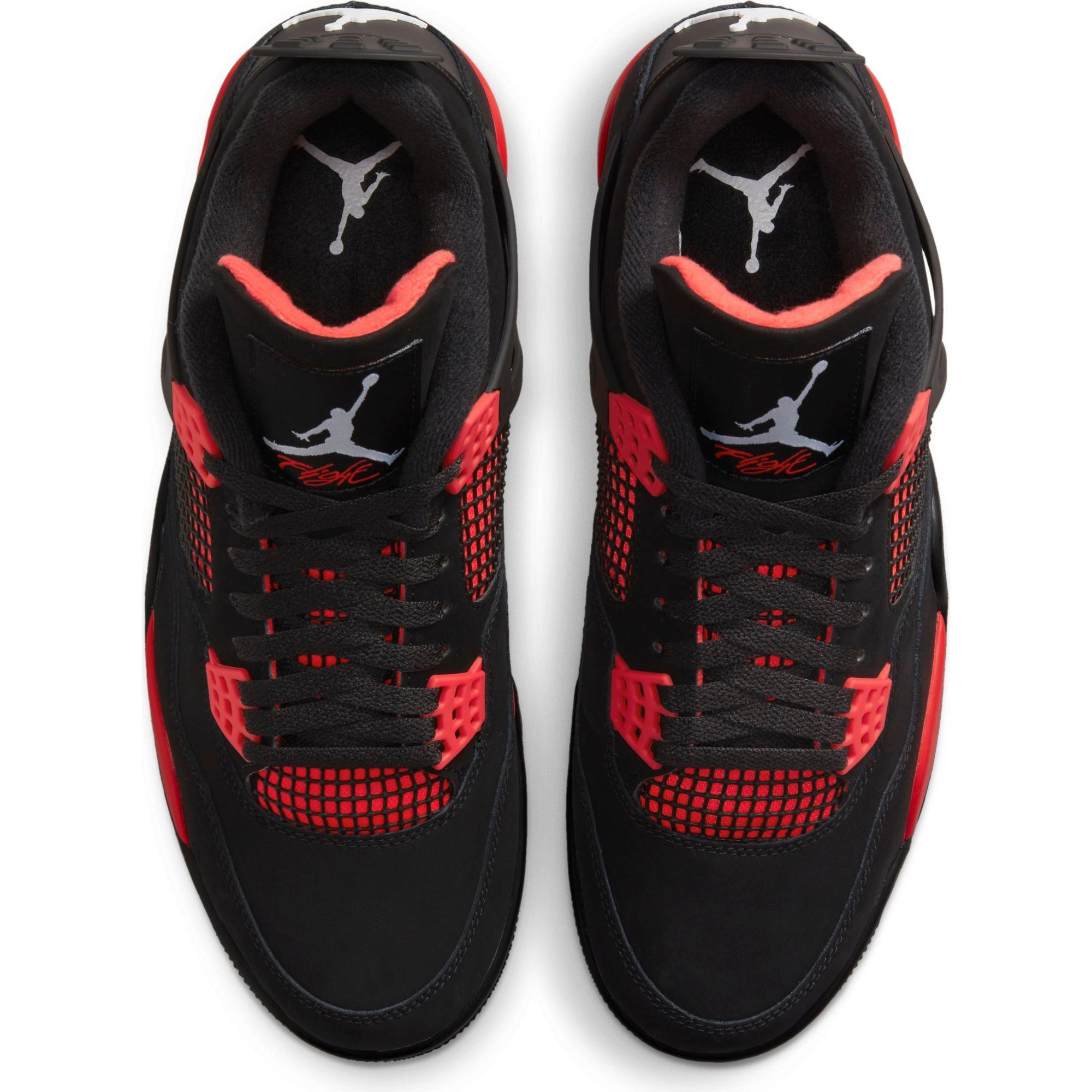 Red and black store jordans hibbett sports