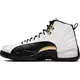 Jordan 12 Retro "White/Metallic Gold/Black" Men's Shoe - WHITE/BLACK/GOLD Thumbnail View 7