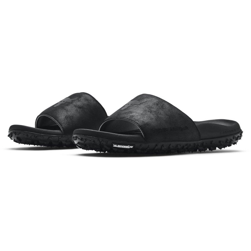 Under Armour Project Rock 3 Slide 'Black Pitch Grey' - 3026034-001