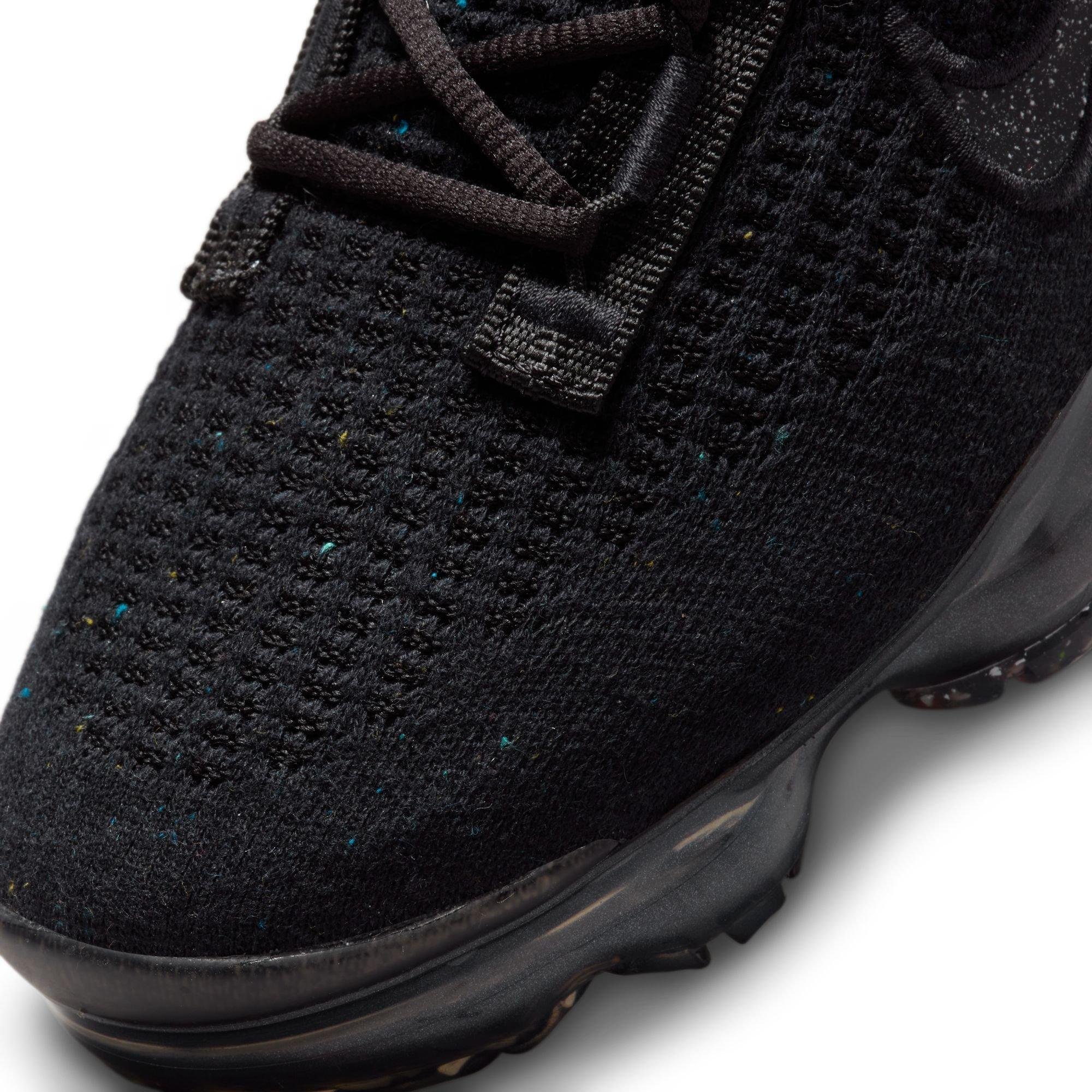 Nike Air Vapormax 2021 FK "Black/Metallic Silver" Women's Shoe - BLACK/SILVER Thumbnail View 9