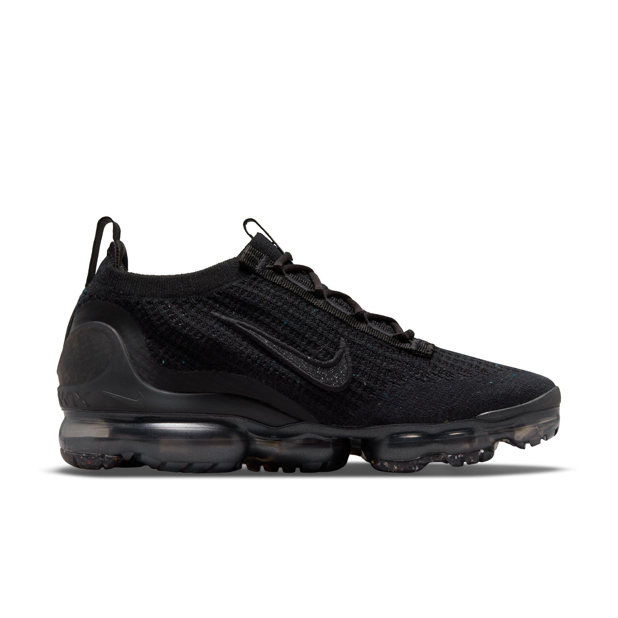Nike Air Vapormax 2021 FK "Black/Metallic Silver" Women's Shoe - BLACK/SILVER Thumbnail View 2