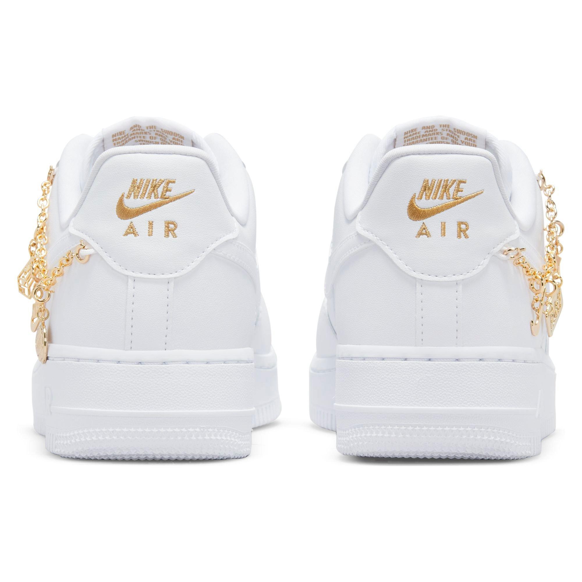 nike air force gold chain