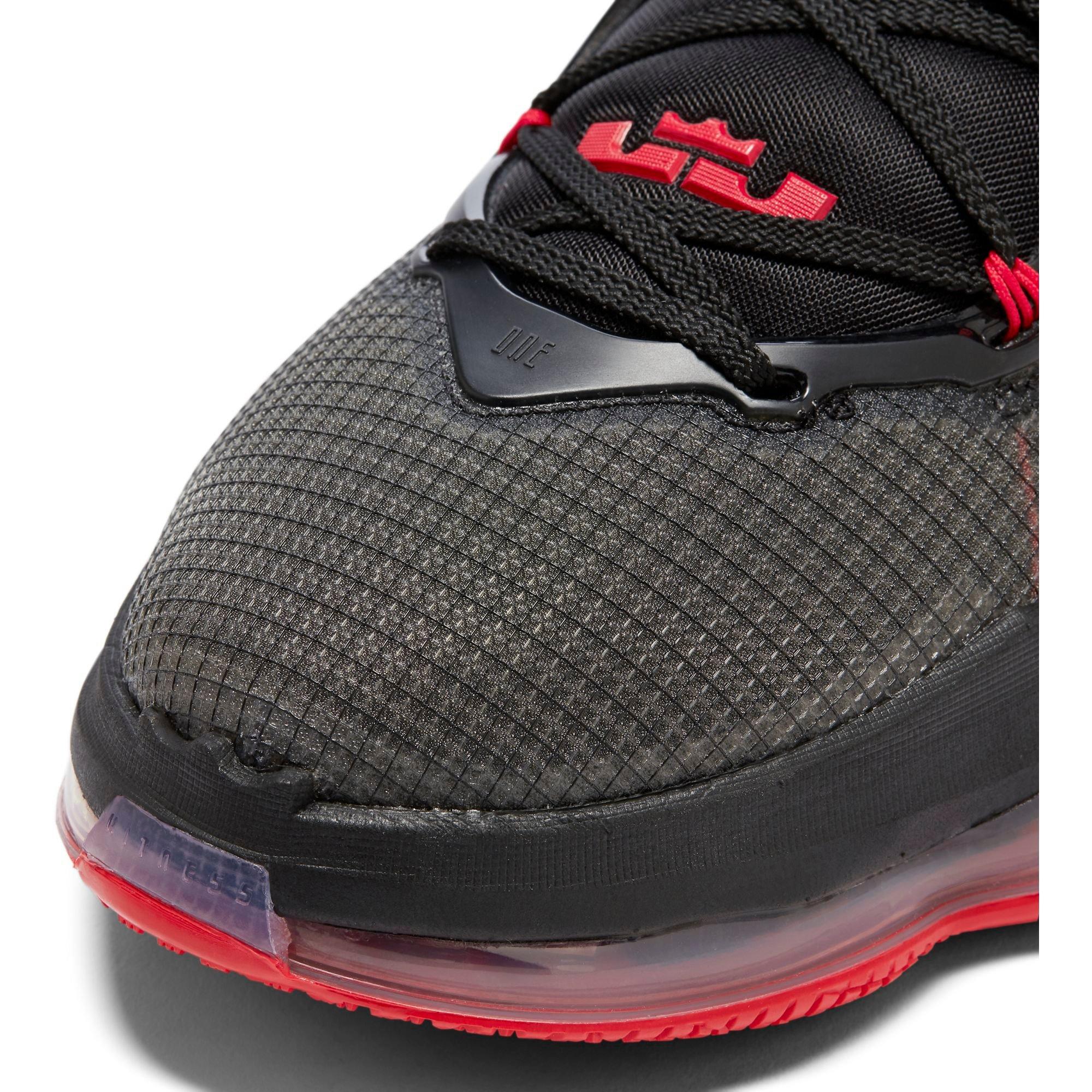 Lebron black and red on sale shoes