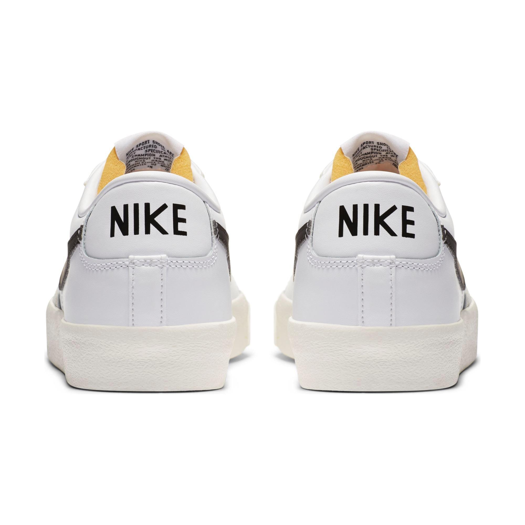 Nike Blazer Low 77 Vintage "White/Black/Sail" Men's Shoe - WHITE/BLACK Thumbnail View 8