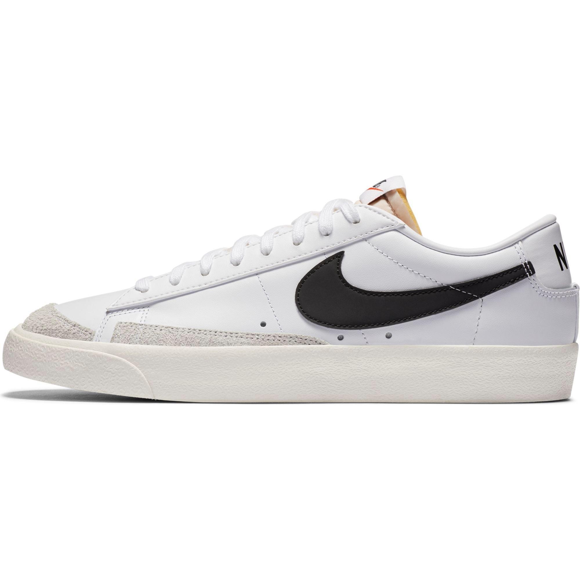 Nike Blazer Low 77 Vintage "White/Black/Sail" Men's Shoe - WHITE/BLACK Thumbnail View 5