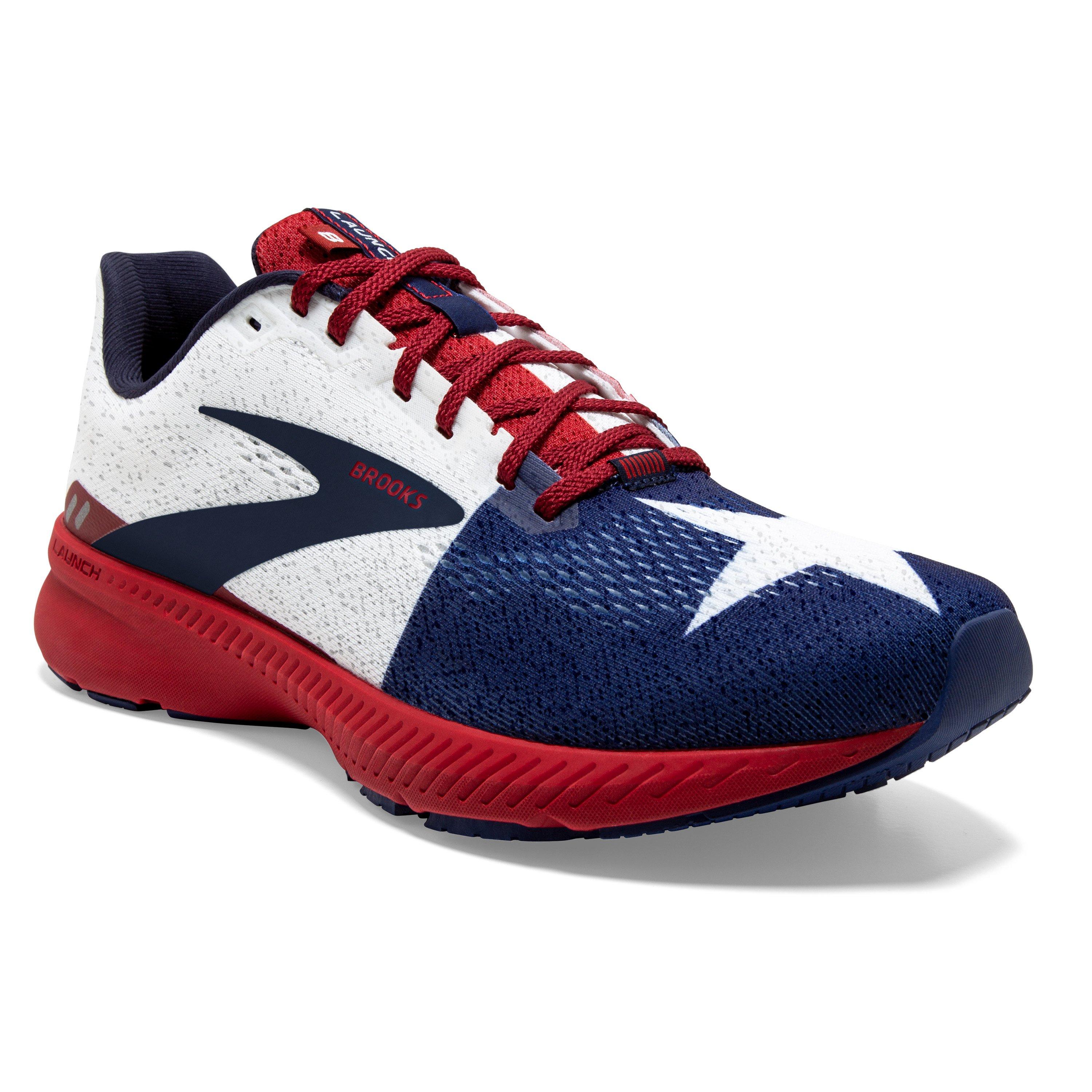 brooks shoes red