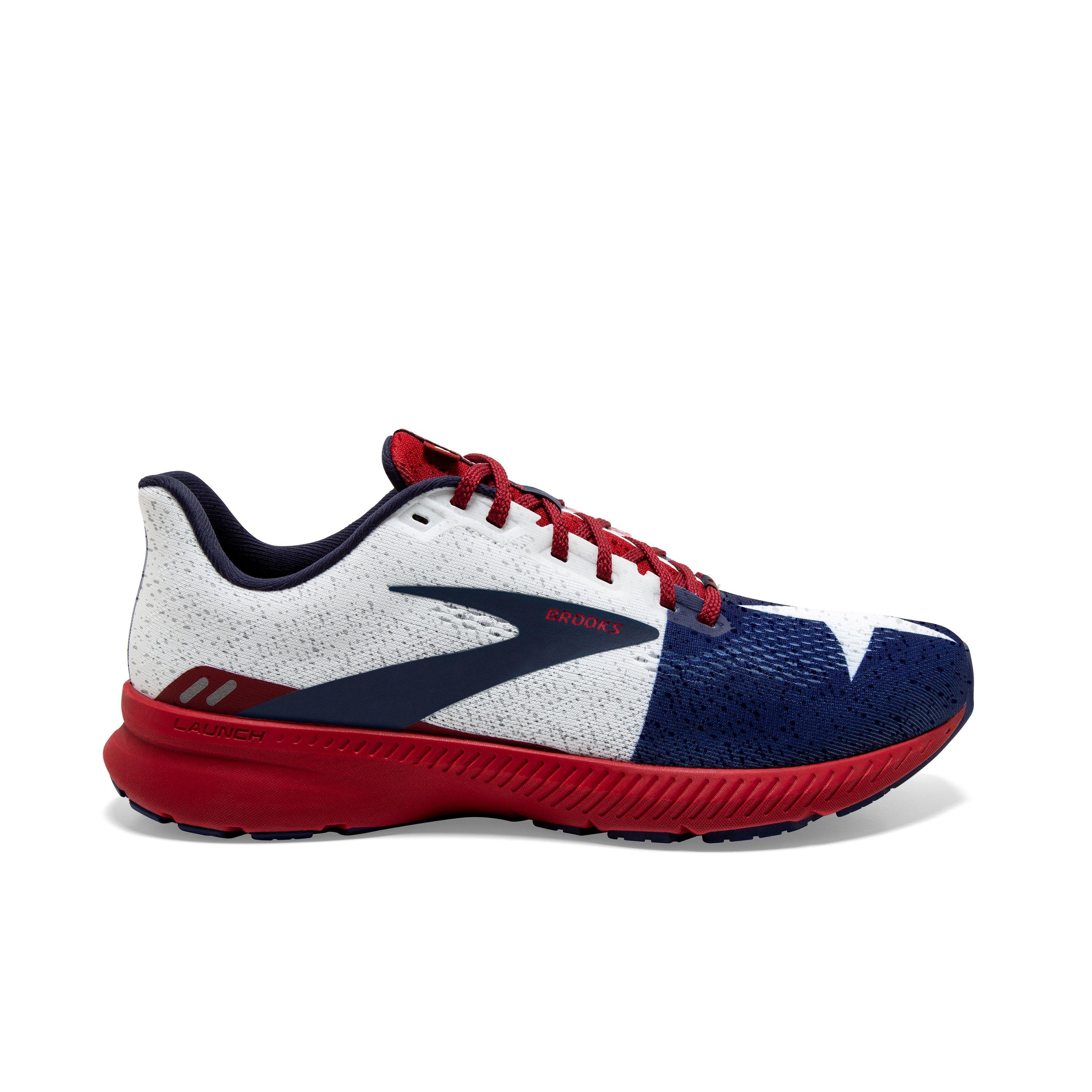 brooks shoes red