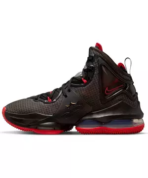 Nike Lebron James Hi Top Basketball Shoes Black Red Boys Kids Size 6Y Youth  2011