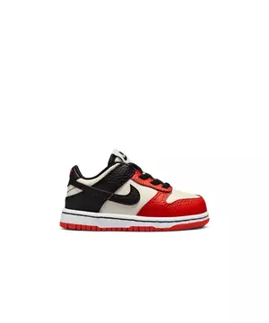 Dunk Low "Sail/Black/Chile Red" Kids'