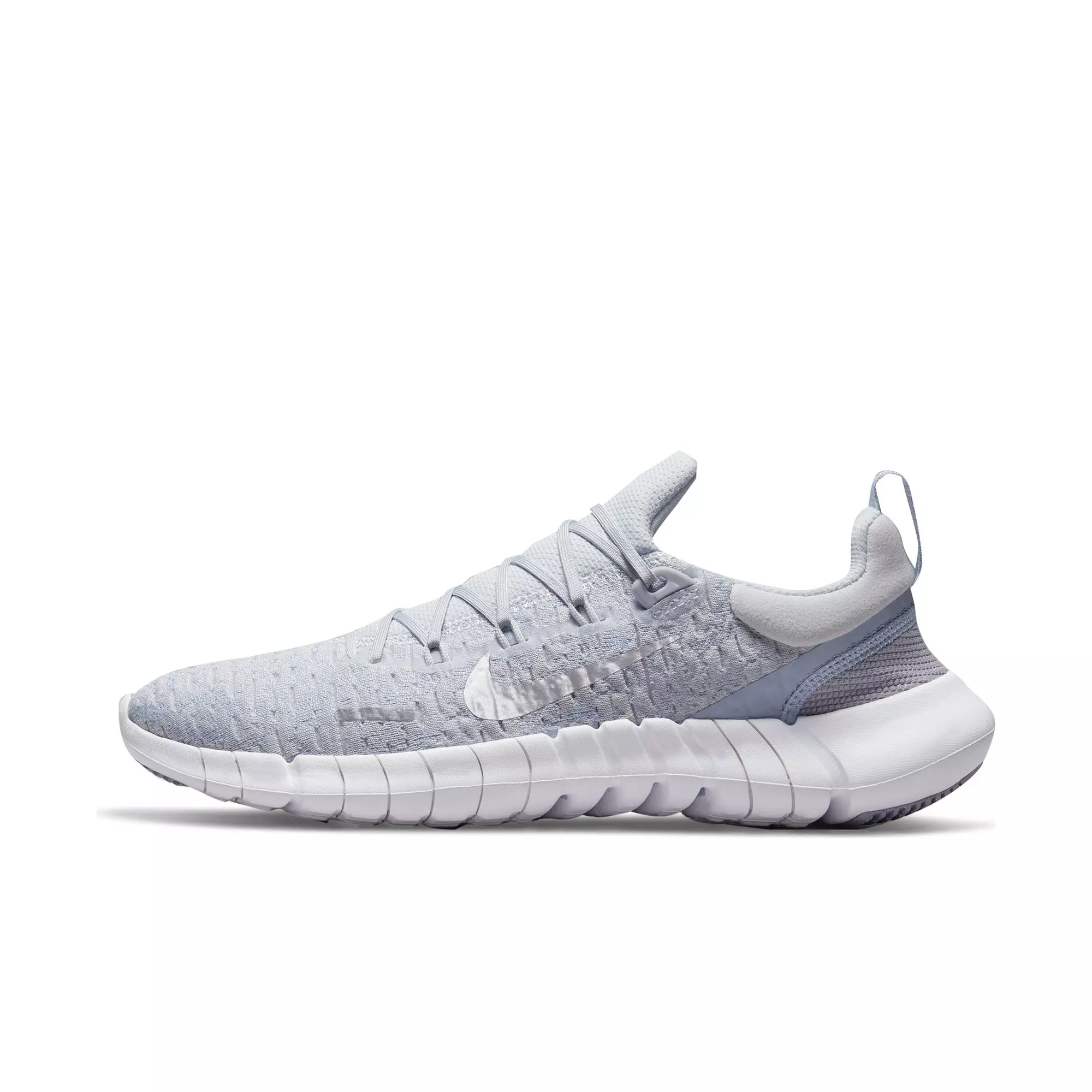 Nike Free Run 5.0 "Pure Platinum/Ghost/Metallic Silver" Women's Running Shoe - PLATINUM/SILVER/BEIGE