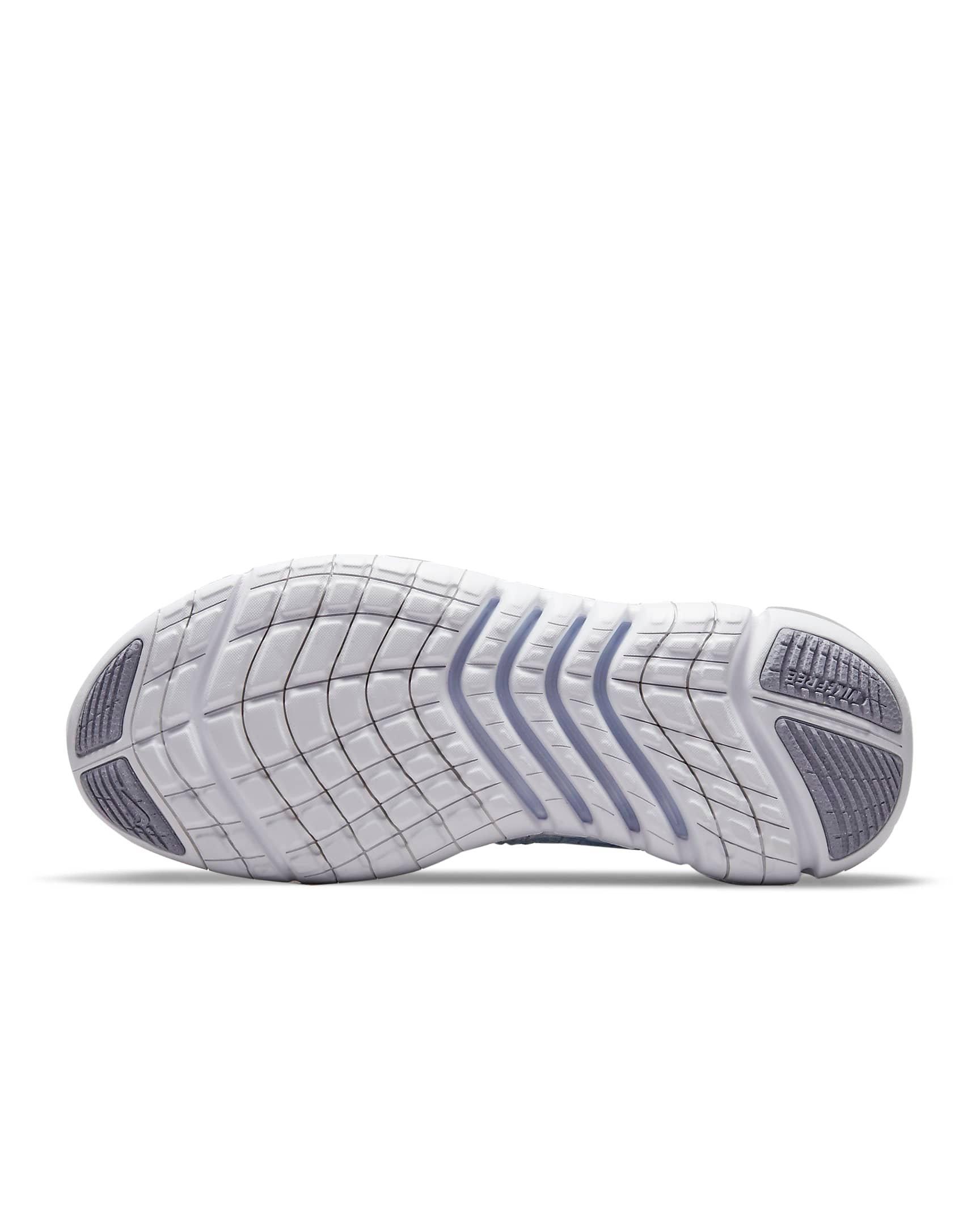 Nike Free Run 5.0 "Pure Platinum/Ghost/Metallic Silver" Women's Running Shoe - PLATINUM/SILVER/BEIGE Thumbnail View 3