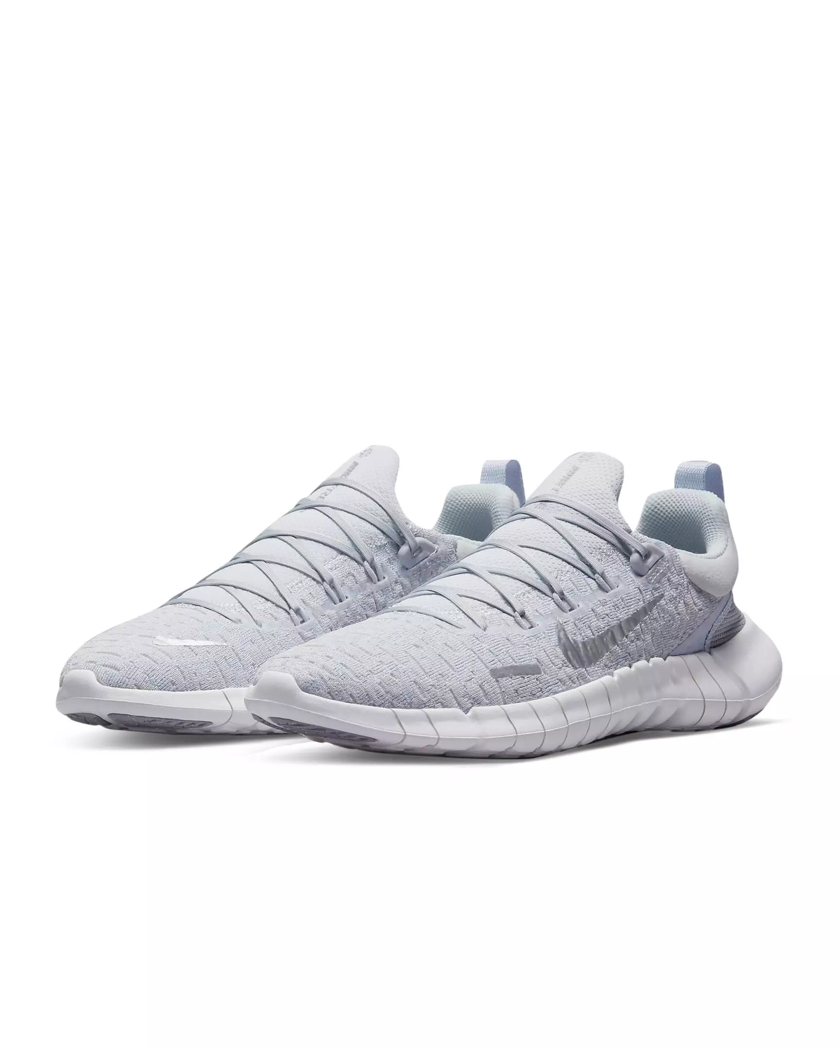 Nike Free Run 5.0 "Pure Platinum/Ghost/Metallic Silver" Women's Running Shoe - PLATINUM/SILVER/BEIGE