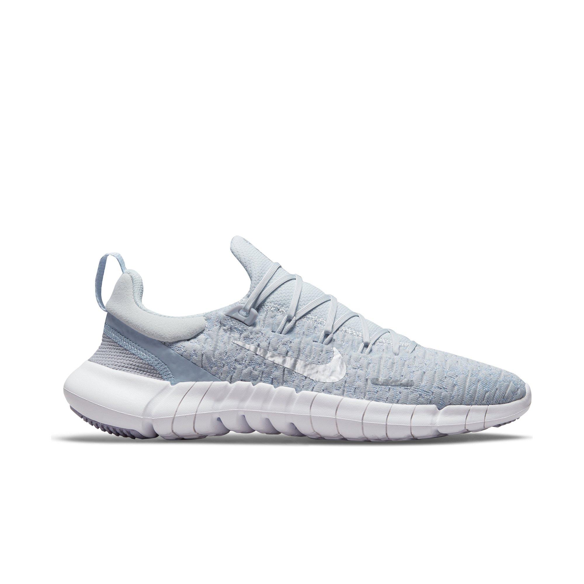 Nike Free Run 5.0 "Pure Platinum/Ghost/Metallic Silver" Women's Running Shoe - PLATINUM/SILVER/BEIGE Thumbnail View 1