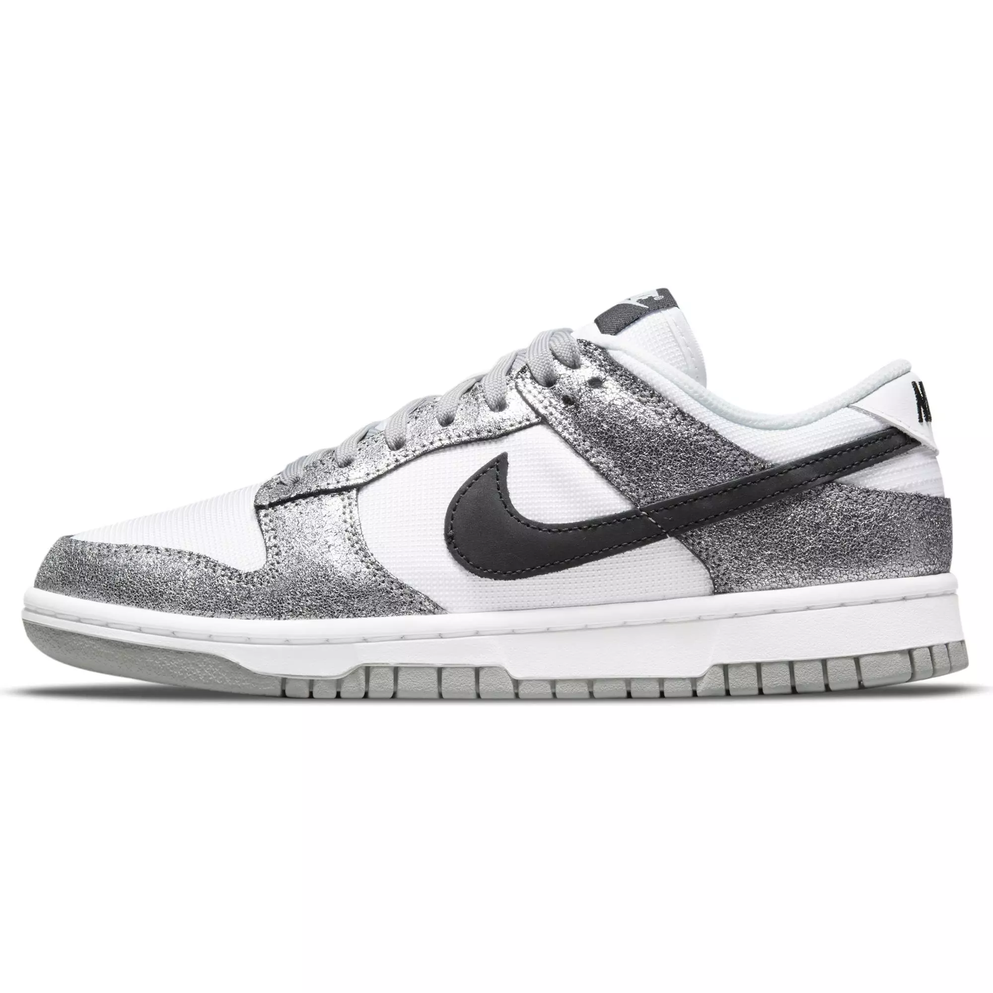Nike Dunk Low "Metallic Silver/White" Women's Shoe - Silver/White