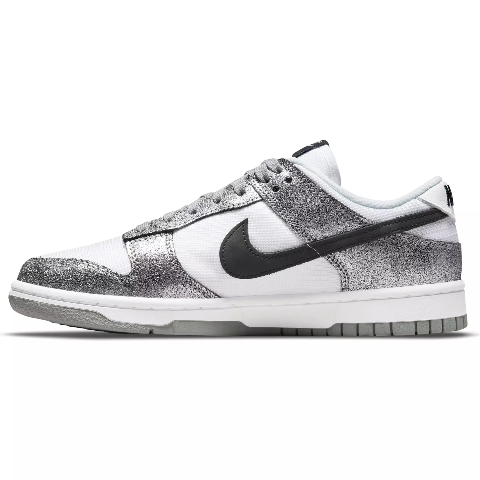 Nike Dunk Low "Metallic Silver/White" Women's Shoe - Silver/White