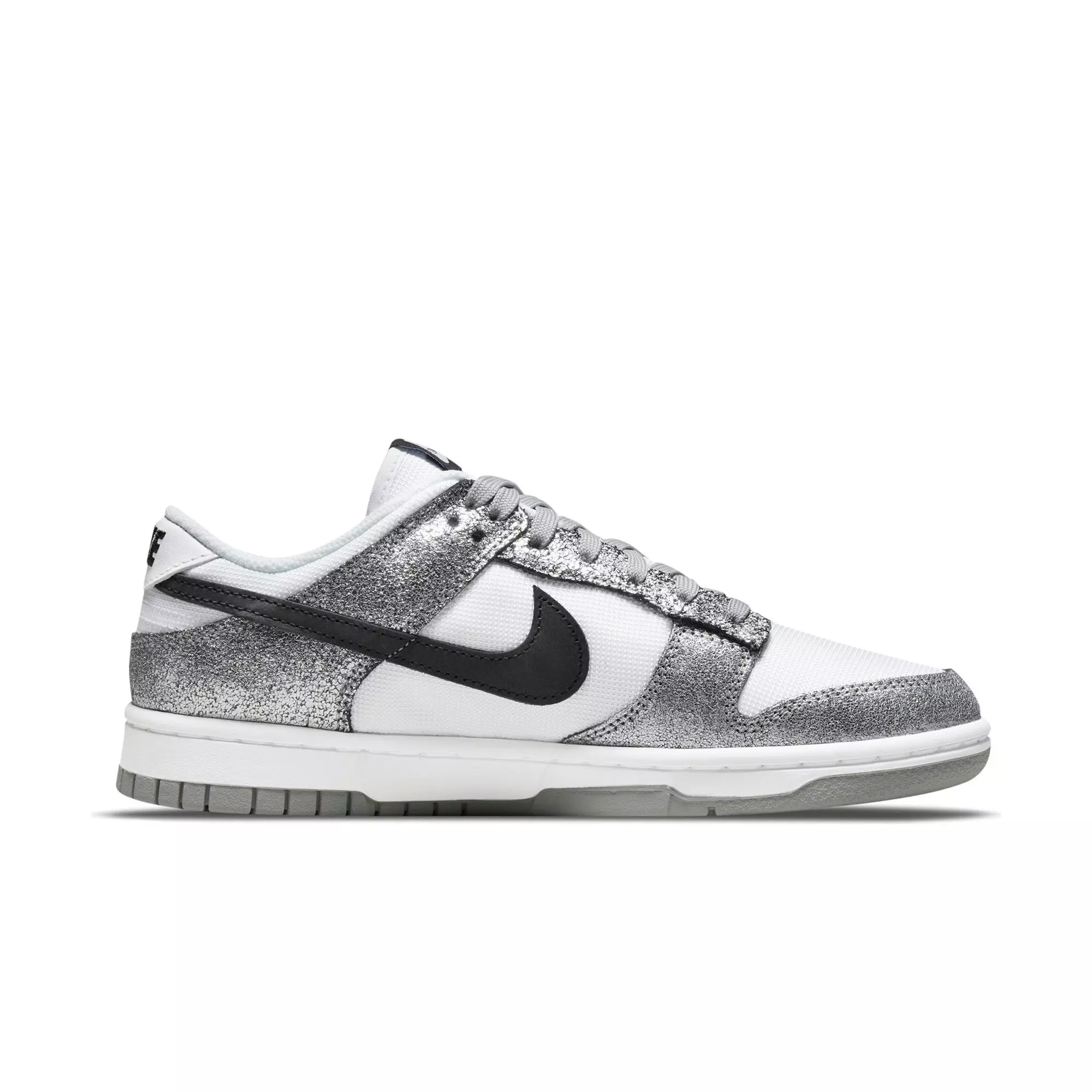 Nike Dunk Low "Metallic Silver/White" Women's Shoe - Silver/White