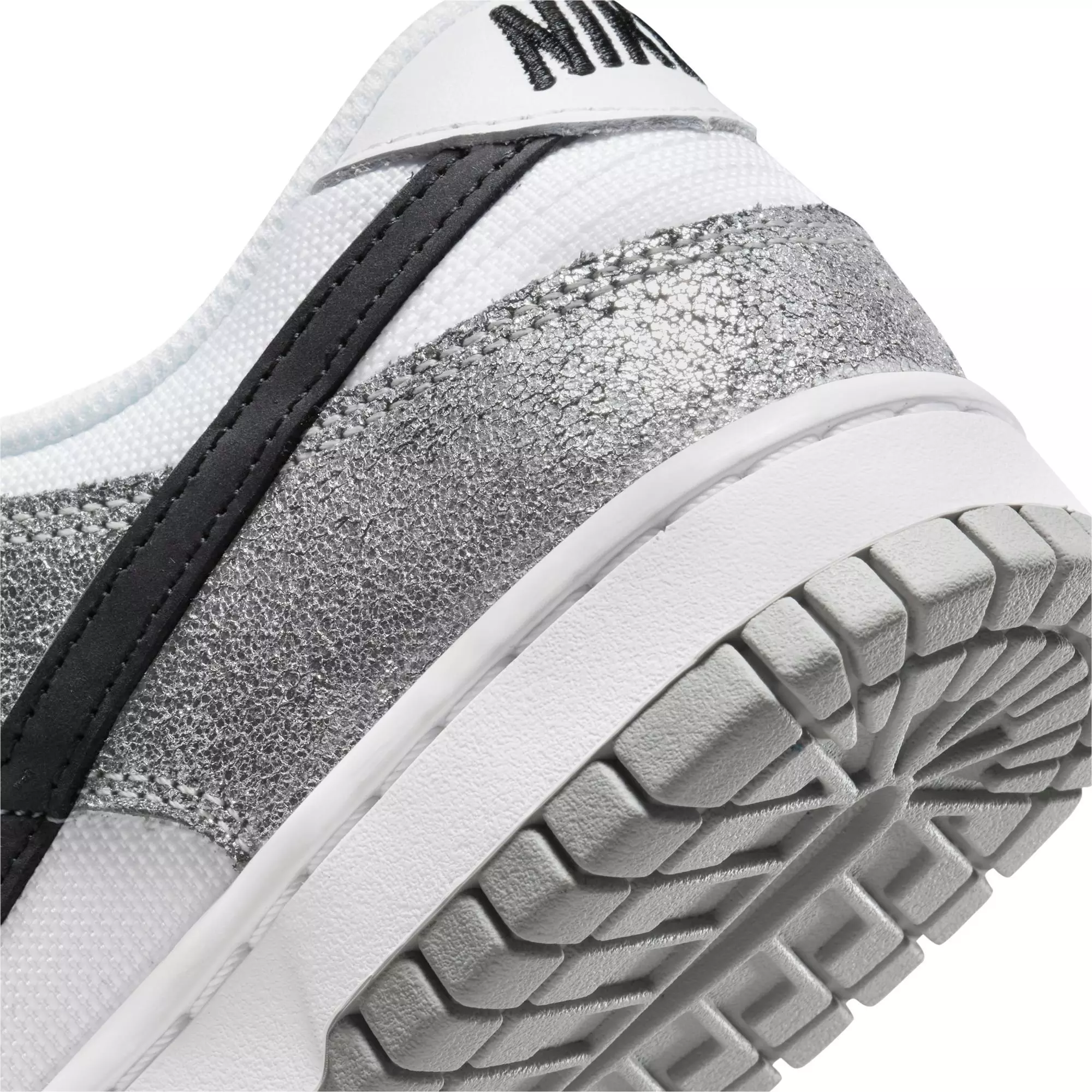 Nike Dunk Low "Metallic Silver/White" Women's Shoe - Silver/White