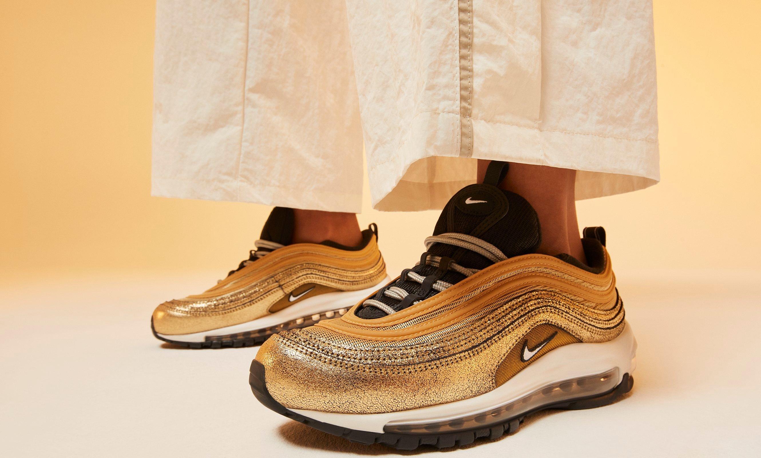 Air max 97 womens gold sale