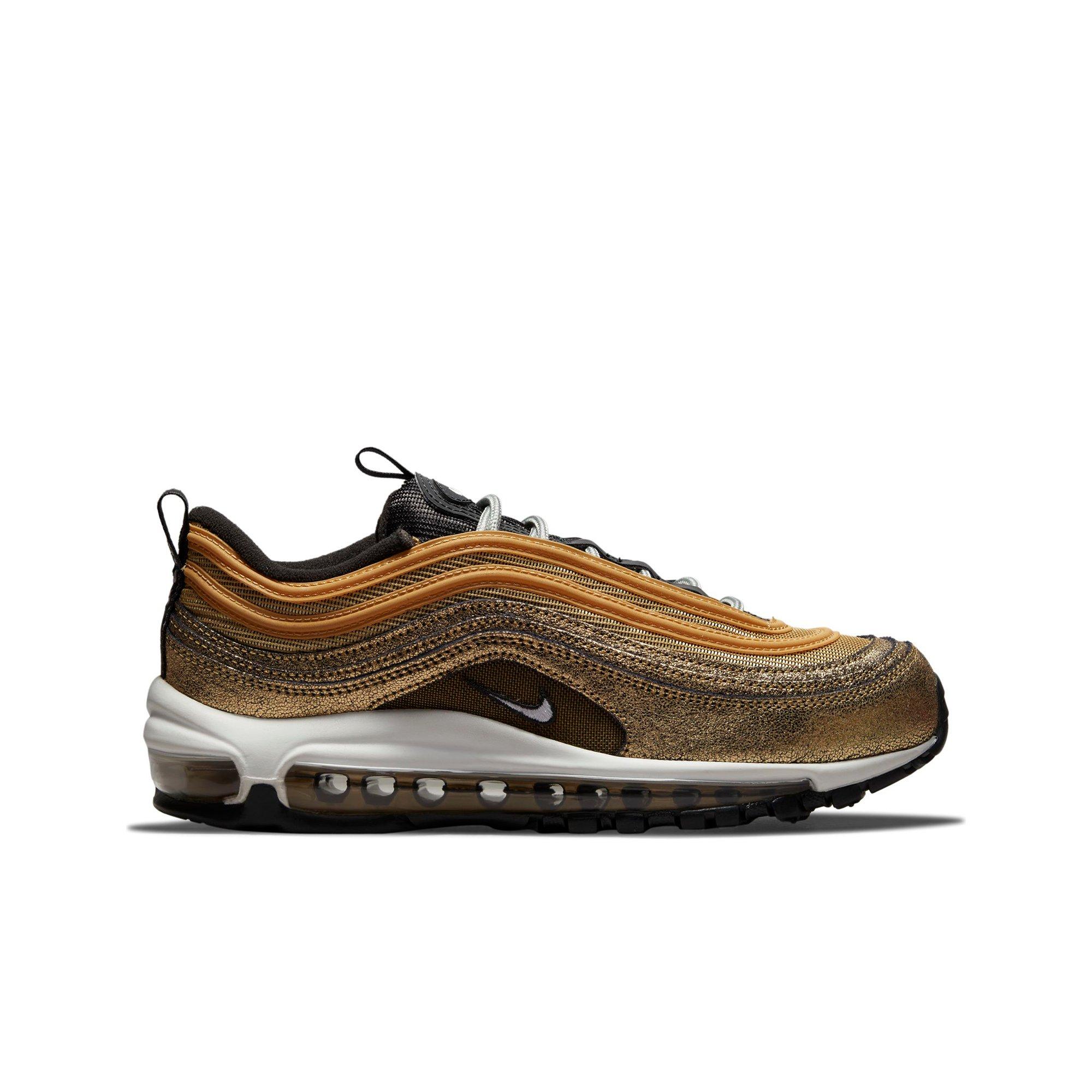 womens nike air max 97 metallic gold