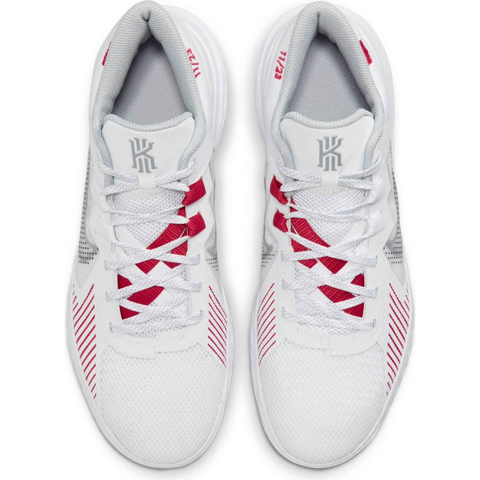 all white kyrie flytrap