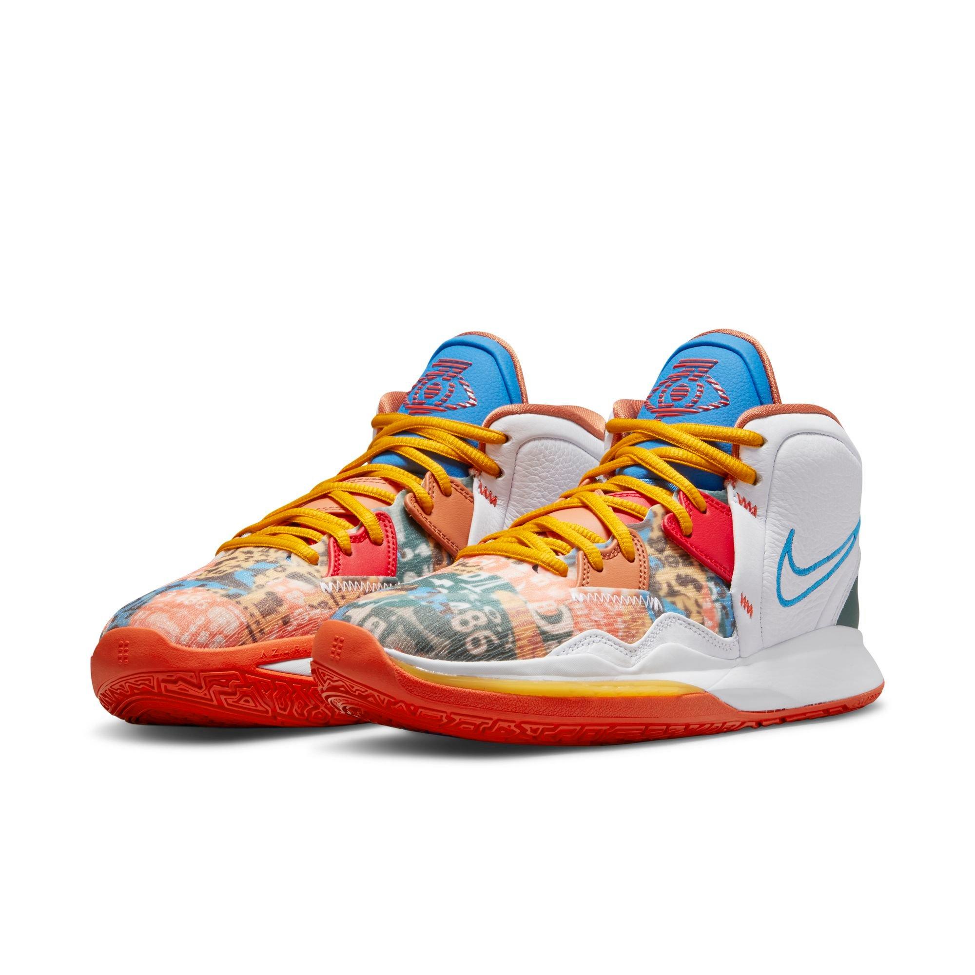red white and blue kyrie 5
