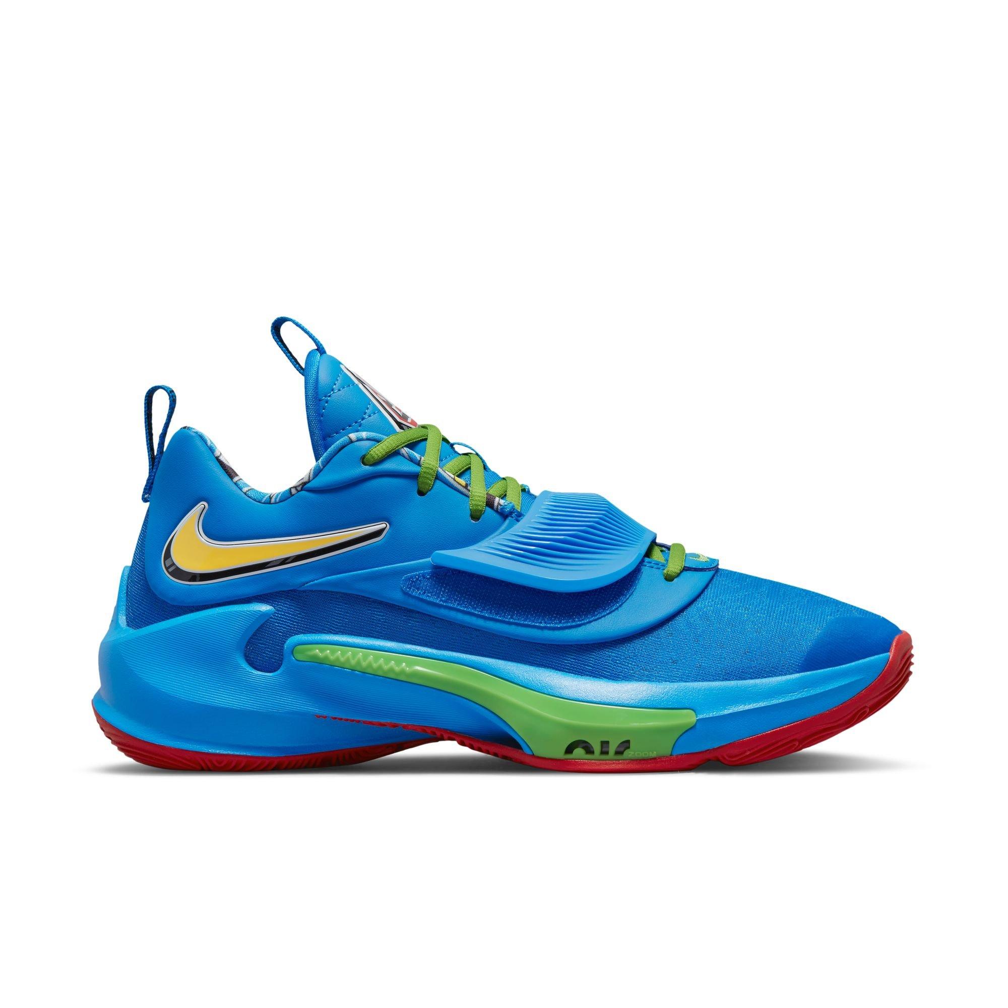 Nike Zoom Freak 3 x UNO "Photo Blue/Black/University Red" Men's Basketball Shoe Hibbett City