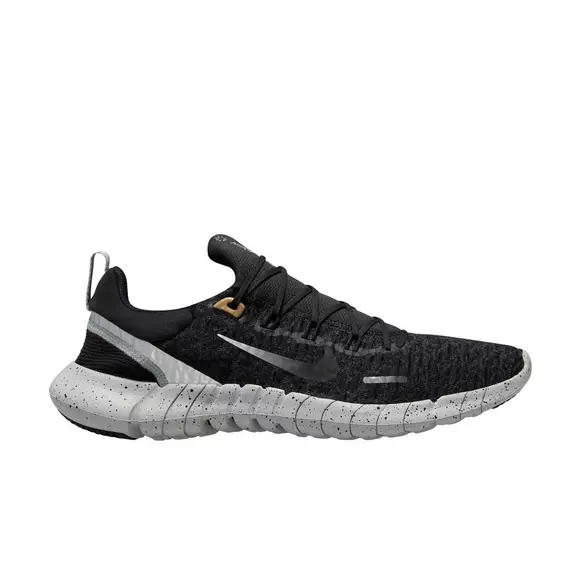 relajado oscuridad Acostado Nike Free Run 5.0 "Black/Dk Smoke Grey" Men's Running Shoe