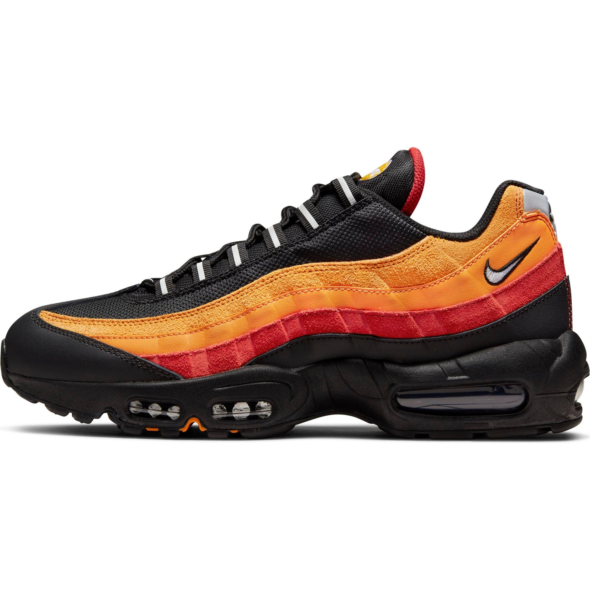 orange and black 95 air max