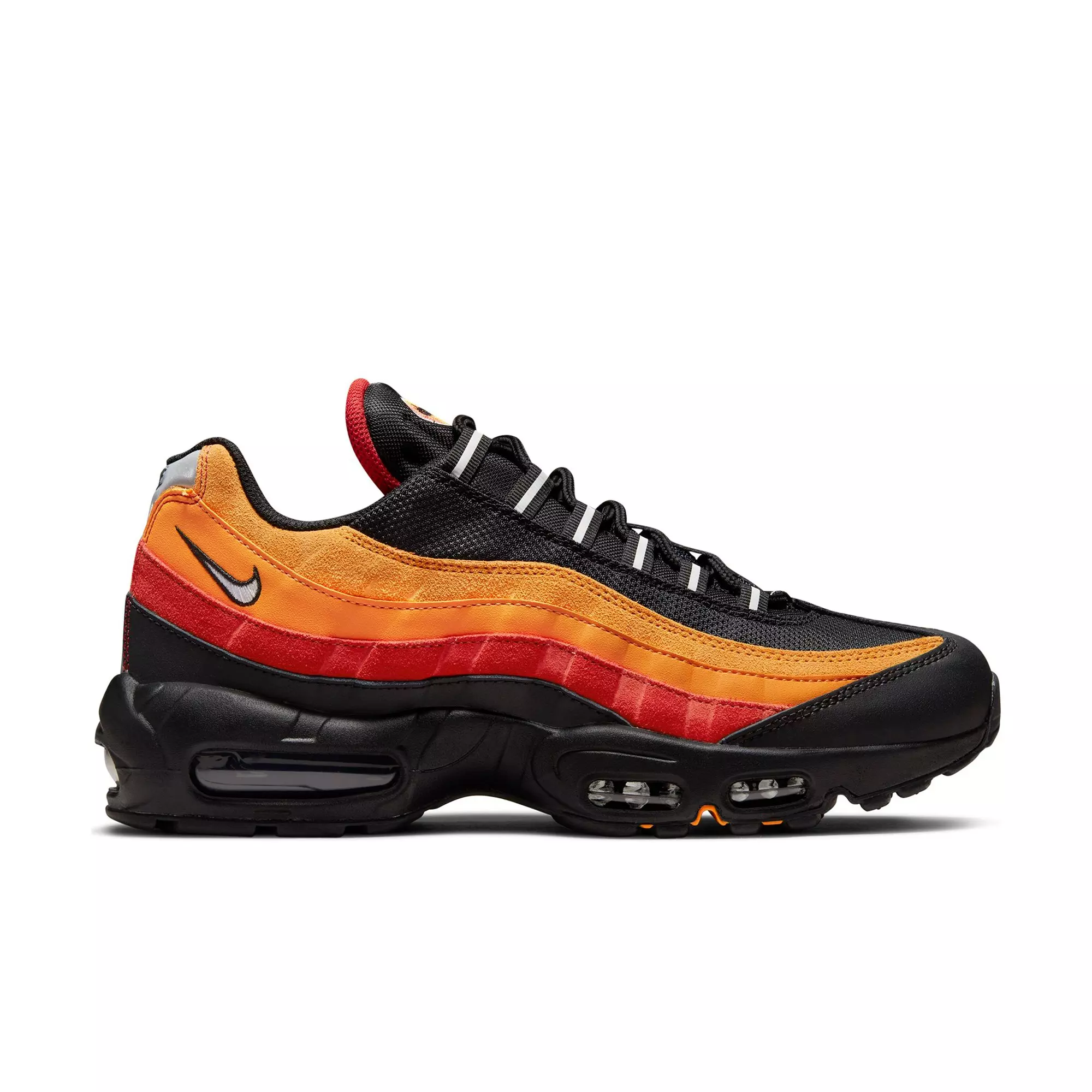 Nike Air Max 95 "Color Thread" Men's Shoe - BLACK/RED/ORANGE