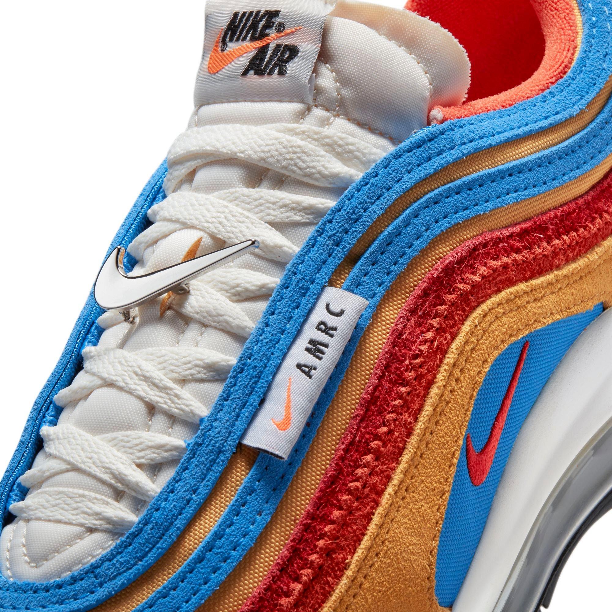 blue orange air max 97