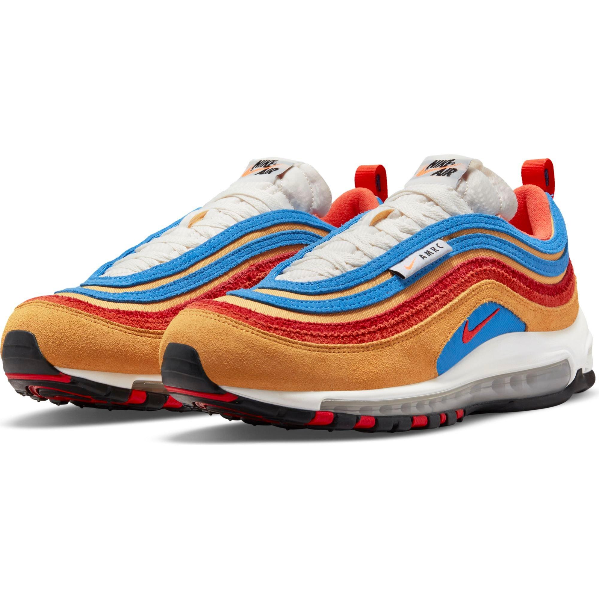 blue orange air max 97