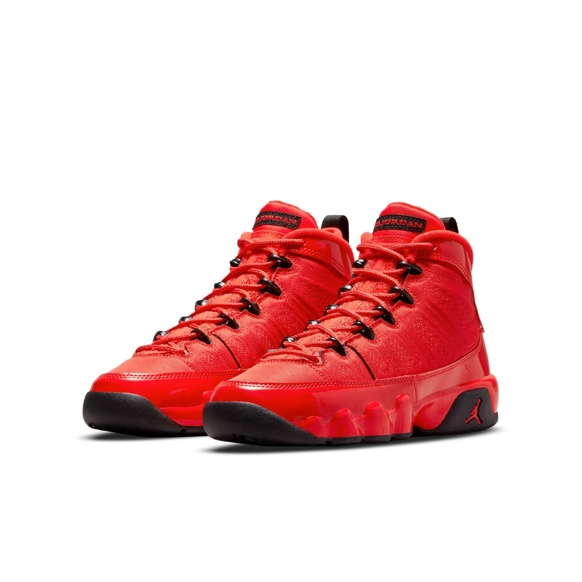 All red jordan 9s sale