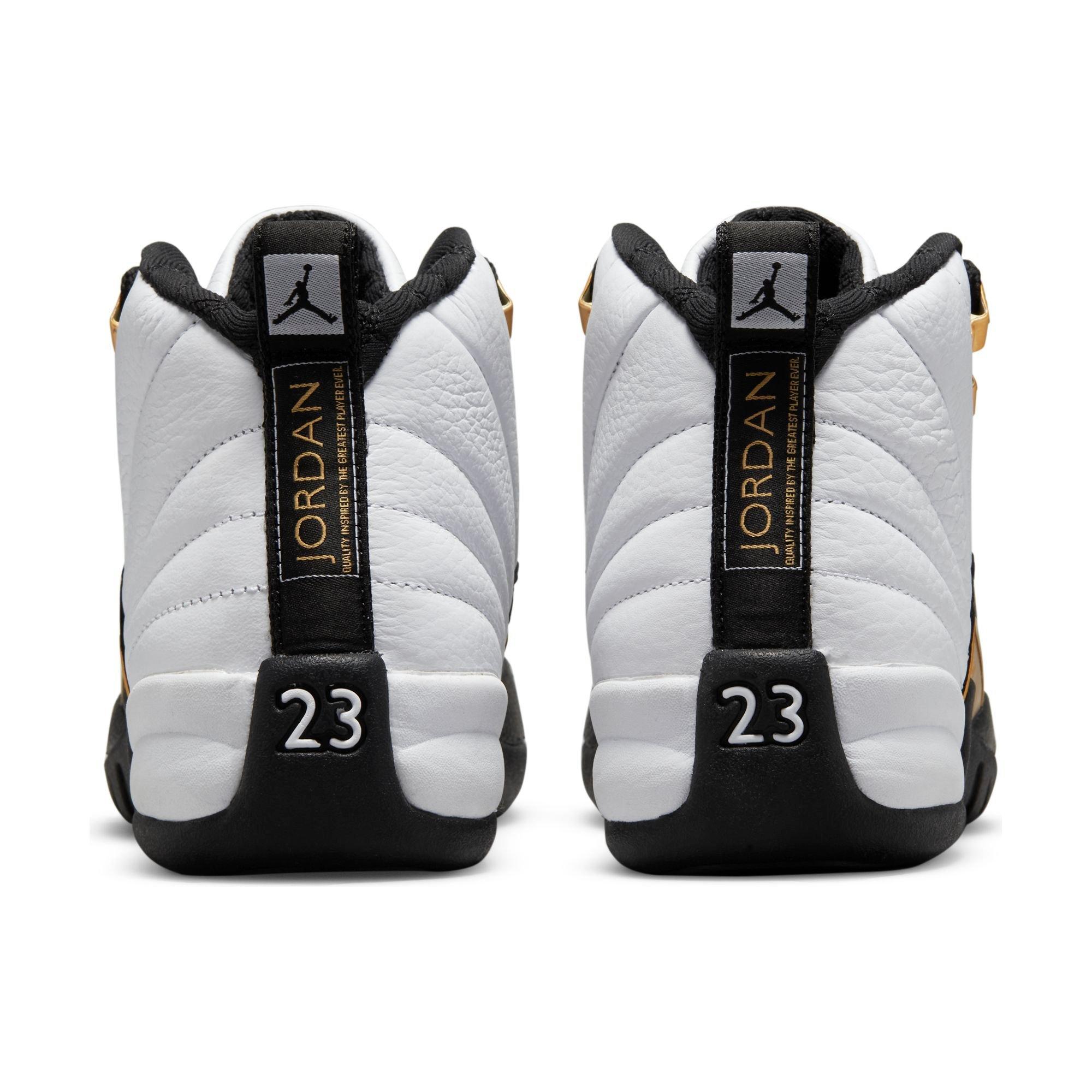 white black gold 12s
