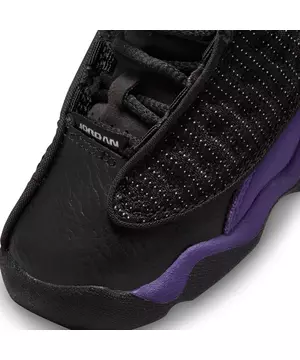 Jordan 13 Retro Black/Court Purple/White Toddler Kids' Shoe - Hibbett