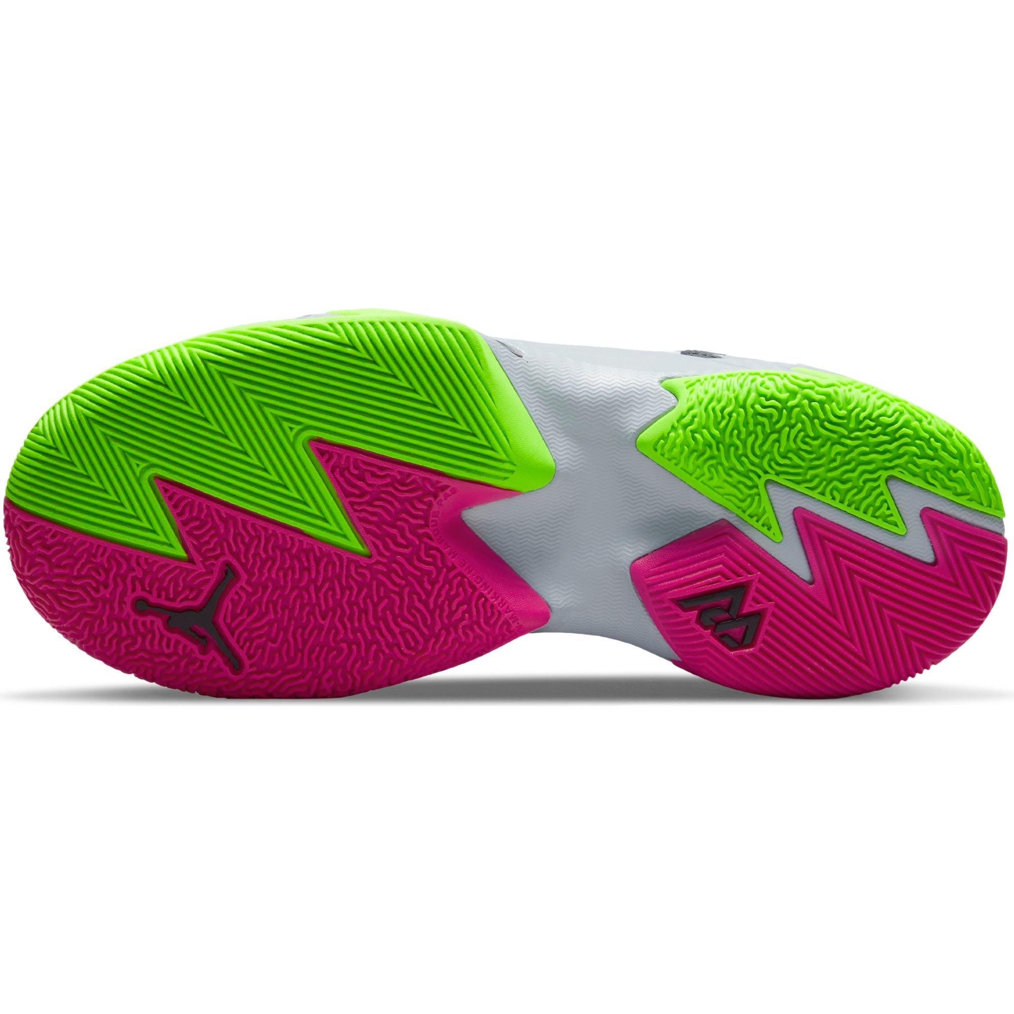 Green and outlet pink basketball shoes