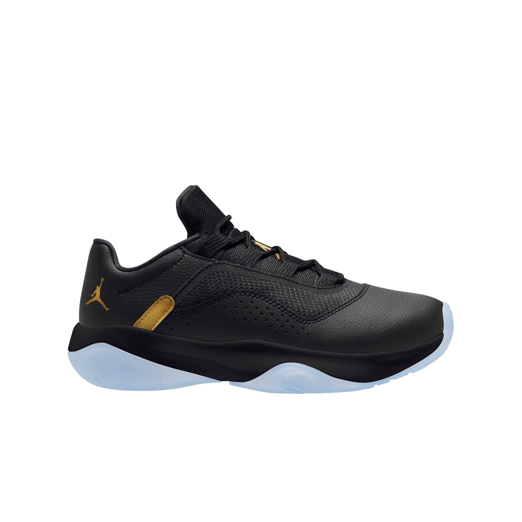 Jordan 11 CMFT Low Black Metallic Gold Grade School Boys Shoe Hibbett