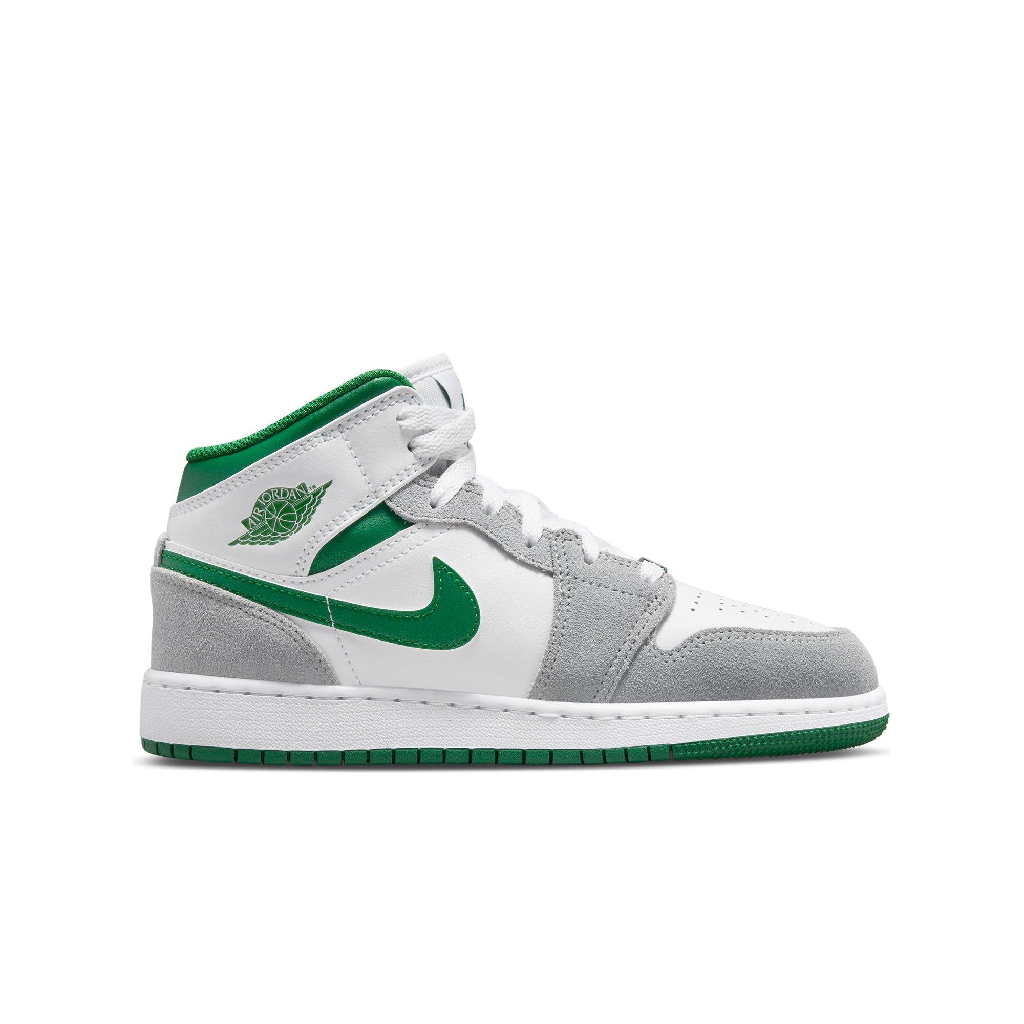 boys green jordans