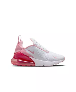 Nike Air Max 270 Pink/White Grade School Girls' Shoe - Hibbett