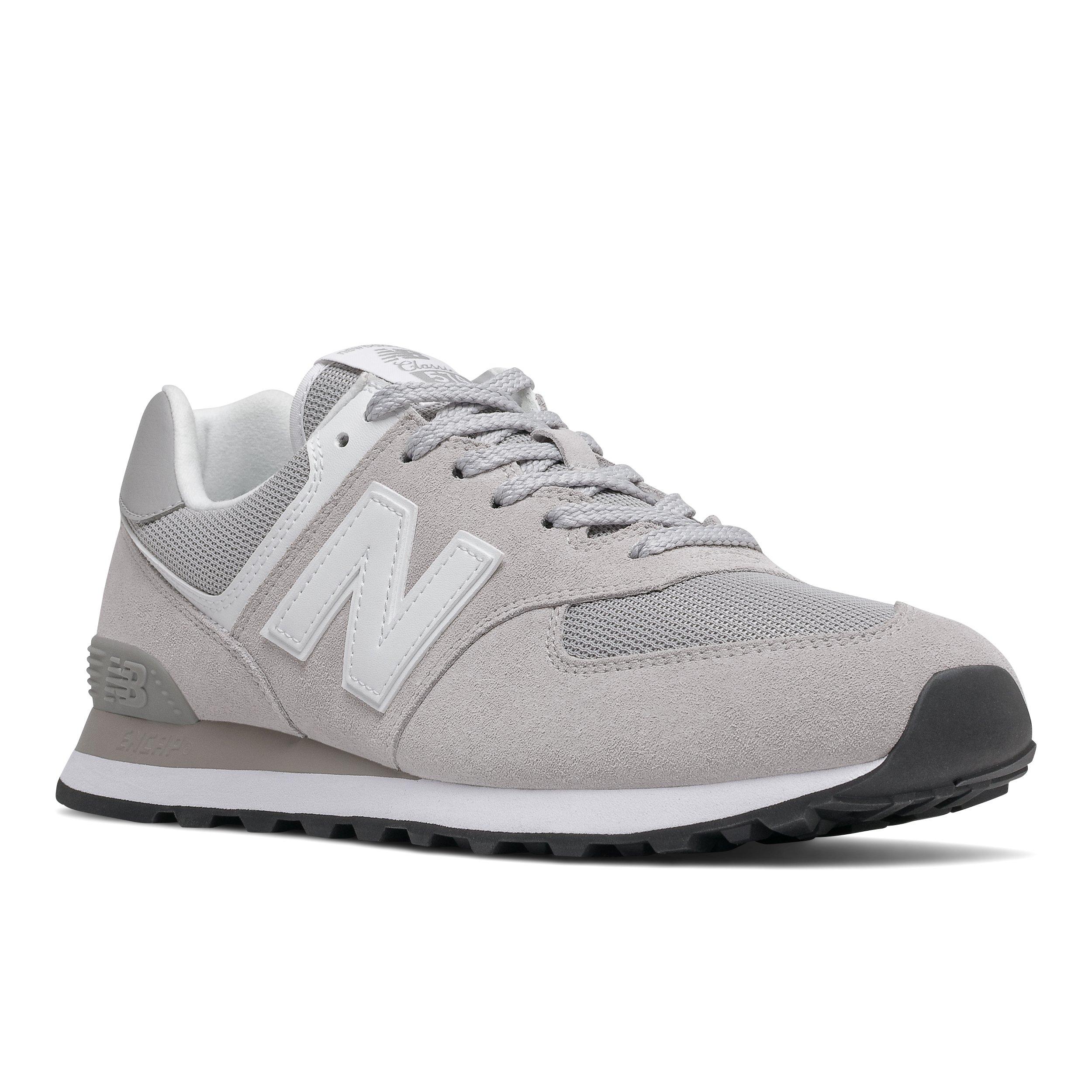 Grey and white discount new balance 574