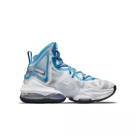 Nike Lebron 19 Space Jam Grade School Basketball Shoes White Blue