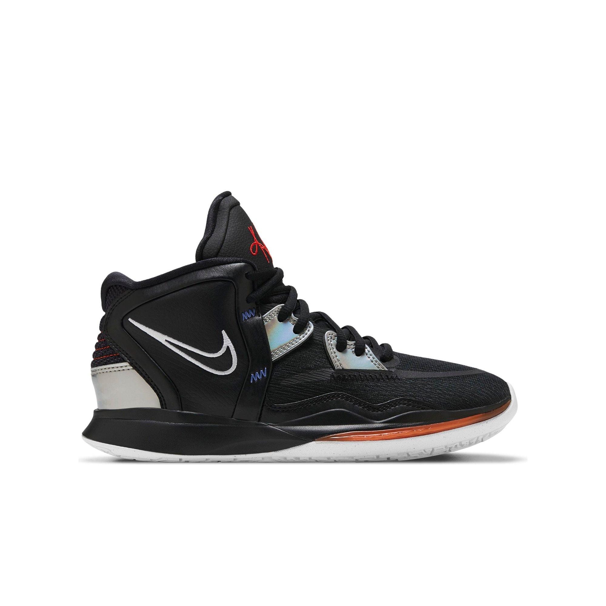 Nike Kyrie Infinity "Black/White/Team Orange" Grade School Kids