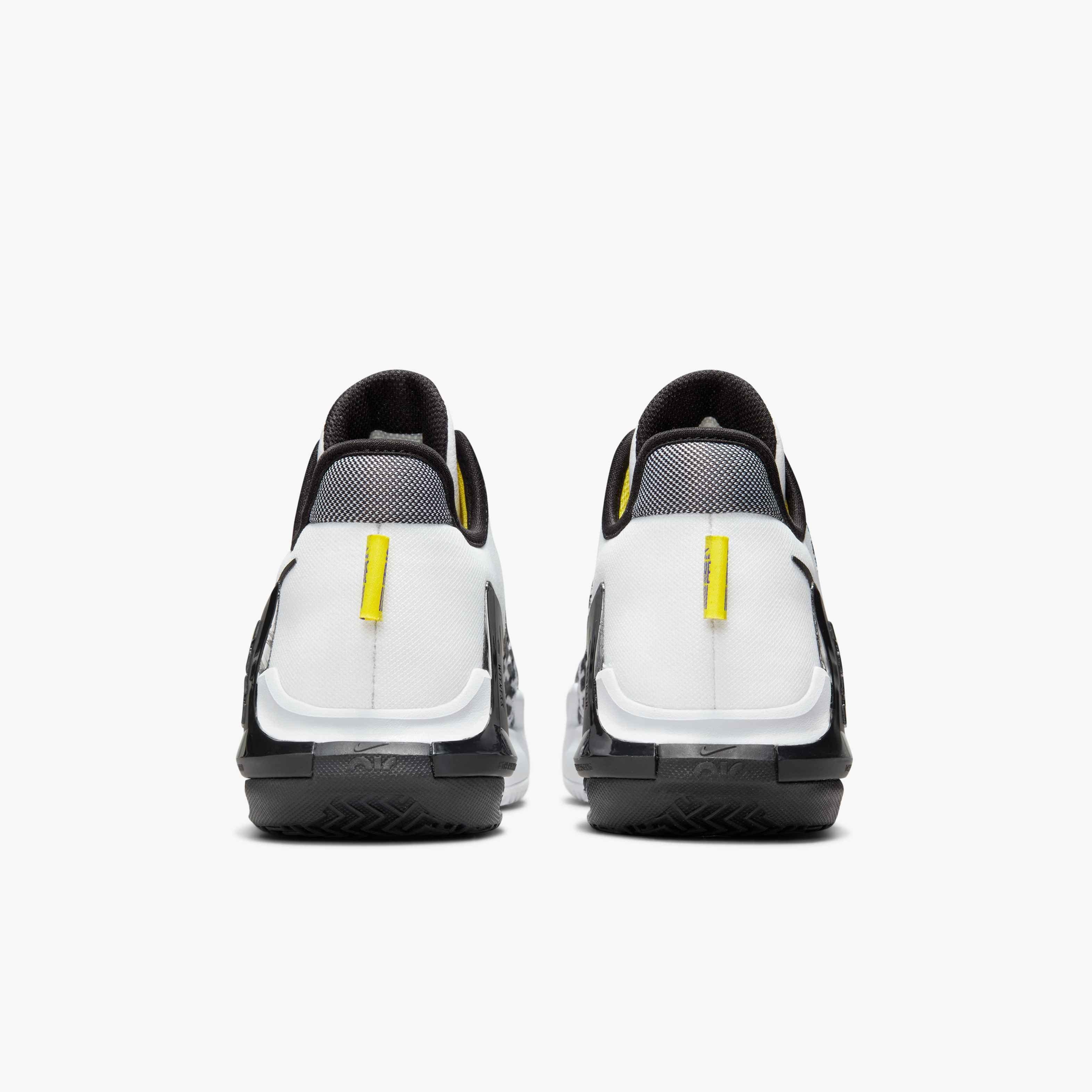 Nike LeBron Witness 6 "LA" Grade School Boys' Basketball Shoe - WHITE/BLACK Thumbnail View 8