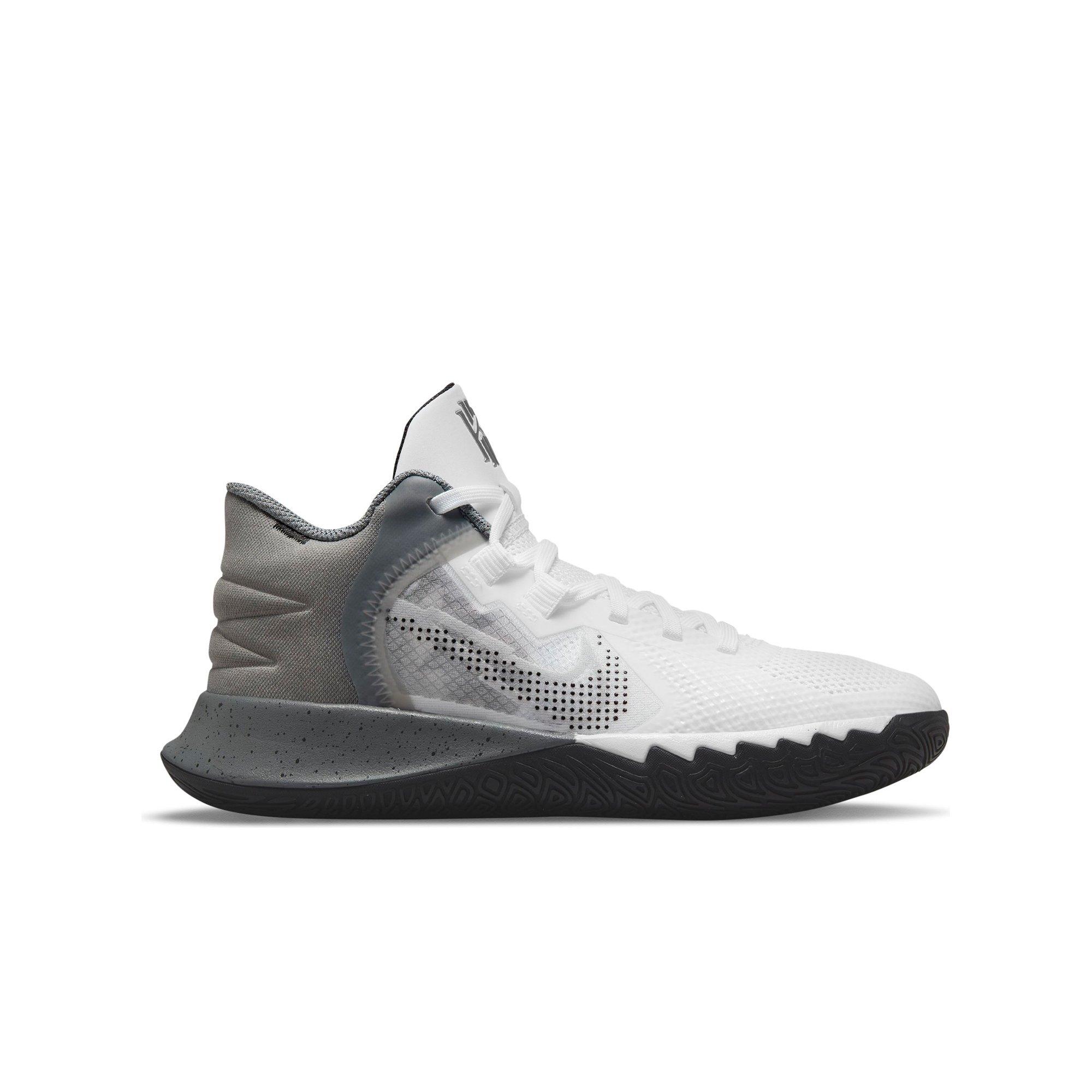 All white kyrie on sale flytrap