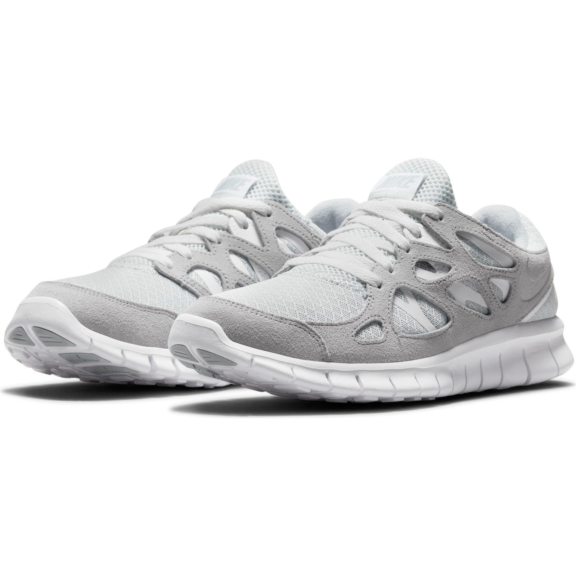 wolf grey white nike free run 4.0