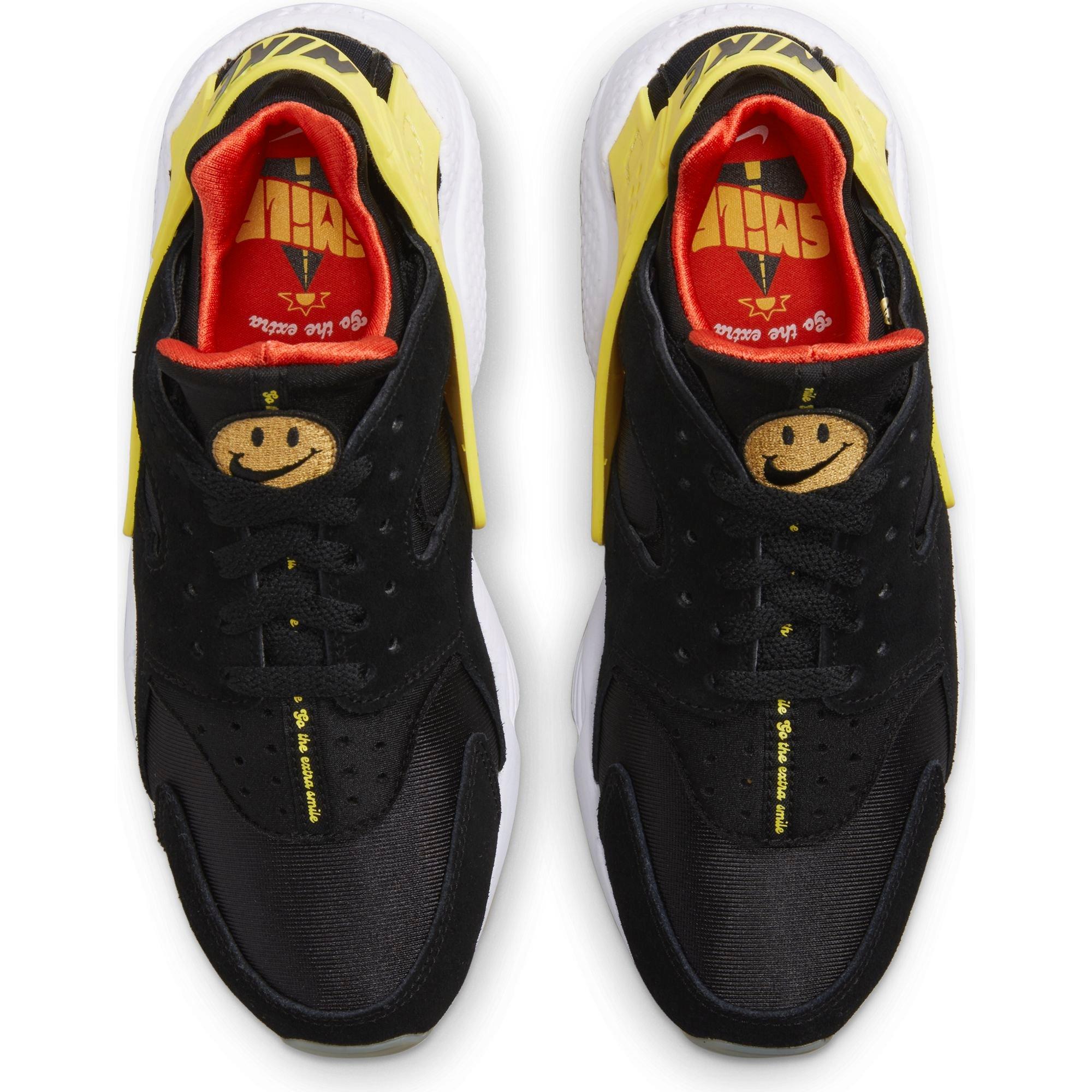 Black and yellow outlet huaraches